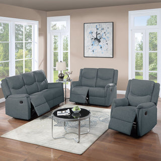 2 Piece Living Room Set With Loveseat And Recliner