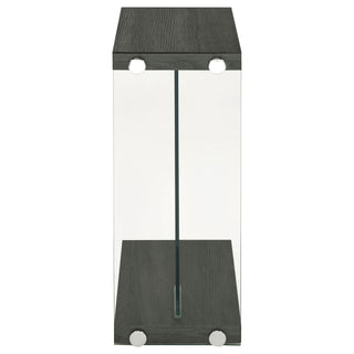 Sampson - C Shaped Side Table - Gray