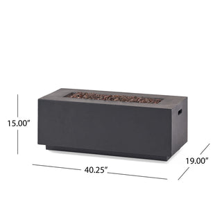 Contemporary Outdoor 40, 000 Btu Propane Fire Pit