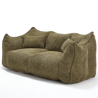 Comfortable Dual Beanbag Chair With High Resilience Foam Core For 2 People