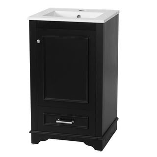 20" Bathroom Vanity With Sink, 1 Drawer, Freestanding Single Set