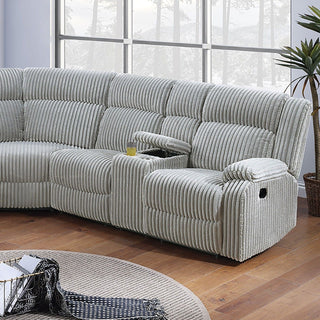 Power Motion Sectional LAF / RAF Loveseat With Console Cup Holders