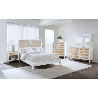 Talia - 10 Drawer Dresser And Mirror Set - White