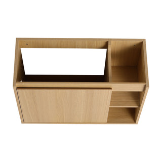 Wall Mounted Bathroom Vanity With Sink & Soft Close Door