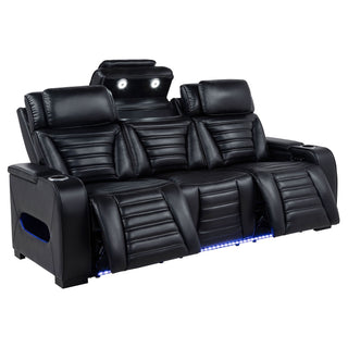 Isadora - Power Reclining Sofa With Dual Independent Recline - Black