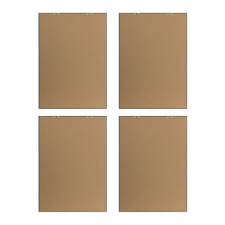 Botanical And Fern Wall Art, Wall Decor For Living Room Dining Room Entryway (Set of 4) - White / Black