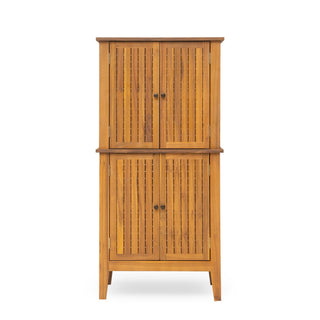 Kedzie - Acacia Wood Cabinet - Teak