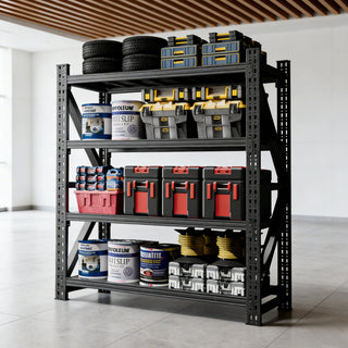 Heavy Duty 4 Shelf Garage Shelving Unit