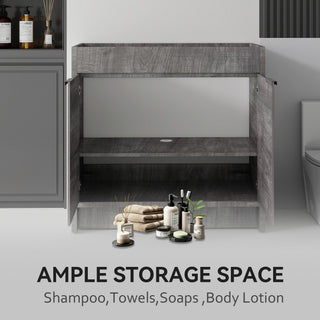 Freestanding Bathroom Vanity Cabinet With Soft Close Doors, Cabinet Only