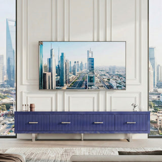 TV Stand With Slatted Drawers