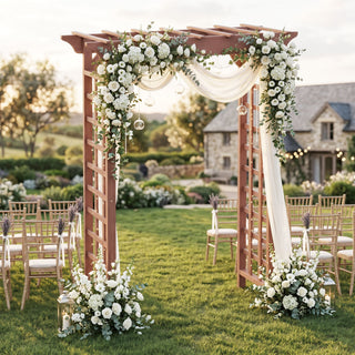 Wedding Arbor With Trellis Design