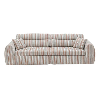 3 Seater, Couch With Throw Pillows For Living Room