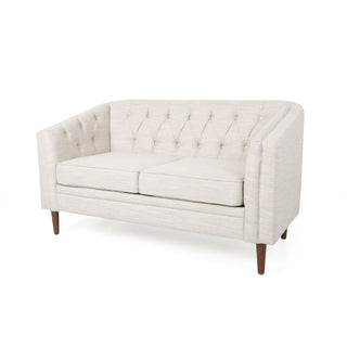 Sophisticated Loveseat With Diamond Stitched Detailing
