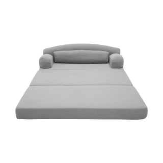 2 Seater Sofa Bed, Compact Foldable Floor Couch
