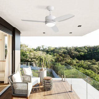 46" New Design Ceiling Fan With Lights 3 ABS Blades 6-Speed Dc Motor