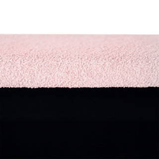 Storage Ottoman Bench For End Of Bed Legs, Modern Camel Faux Fur Entryway Bench Upholstered Padded With Storage For Living Room Bedroom