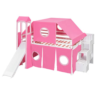 Loft Bed With Tent And Tower