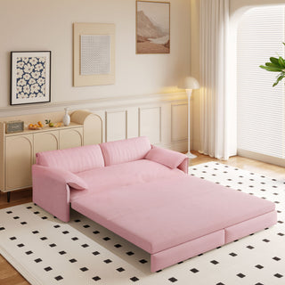 Queen Pull Out Sofa Bed With Side Storage