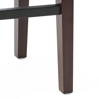 Elegant Saddle Stool With Curved Seat Comfort - Brown