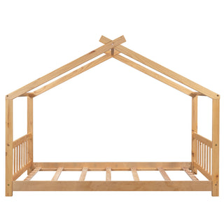 House Platform Bed With Headboard And Footboard, Roof Design