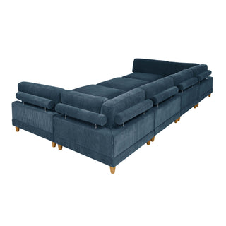 Modern Modular Sectional With Adjustable Back Support