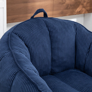 Giant Bean Bag Chair Sofa For Living Room - Dark Blue