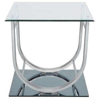 Garrett - 2 Piece Coffee Table Set - Chrome
