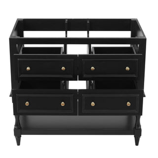 Modern Bathroom Vanity Cabinet With 4 Drawers