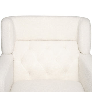 Upholstered Accent Chair Tufted Armchair For Living Room And Bedroom