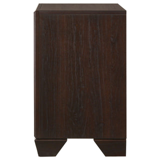 Copper - 2 Drawer Rectangular Nightstand