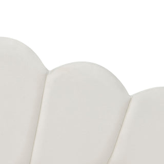 Upholstery Daybed Frame With Shell Shaped Backrest