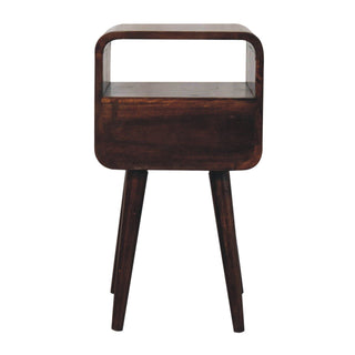 Mini Curve Open Bedside Nightstand