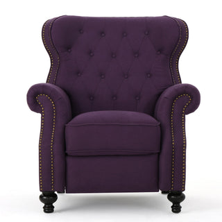 Modern Manual Push Back Recliner Chair