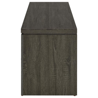 2 Drawer TV Console With Floating Top - Gray