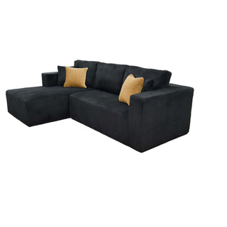 L - Shape Full Compressed Upholstered Sectional