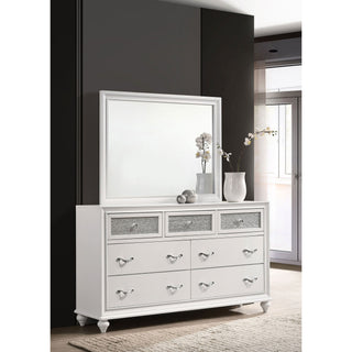 Randall - 7 Drawer Dresser With Mirror - White