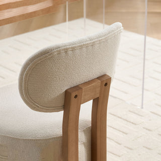 Dining Chairs With Ergonomic Backrest And Adjustable Feet (Set of 2)