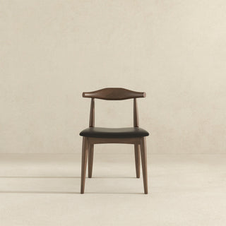 Destiny - Dining Chairs (Set of 2) - Black / Dark Brown