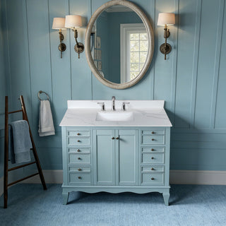 Bathroom Vanity Top With Undermount Sink, 3 Pre Drilled Holes