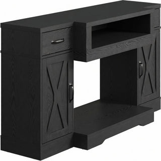 TV Stand With Adjustable Shelves & Double Doors