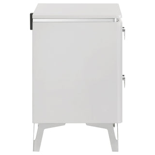 Buckley - 2 Drawer Nightstand - Gloss White
