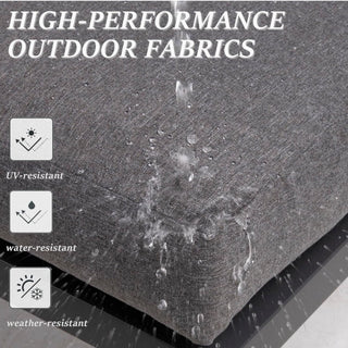 All-Weather Loveseat Sofa With Thick Cushions