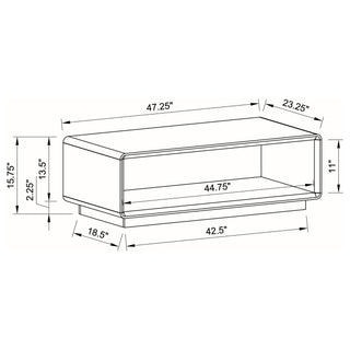 Fletcher - Table With Open Shelf