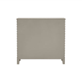 Fancy Design Chest With Ample Storage - Gray