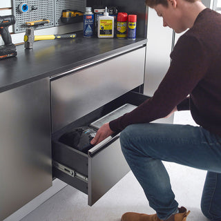 Nova Series - Drawer Wall Mounted Garage Cabinet - Dark Gray