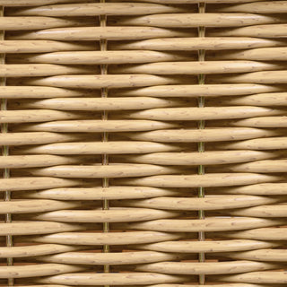 Outdoor Club Chair With Wicker Armrest