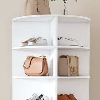 Rotating Shoe Rack Tower