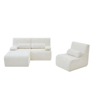 Oversized Sectional Sofa, Living Room Seating With Modular Design
