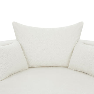360° Swivel Chair Accent Barrel Chair With Removable Pillows