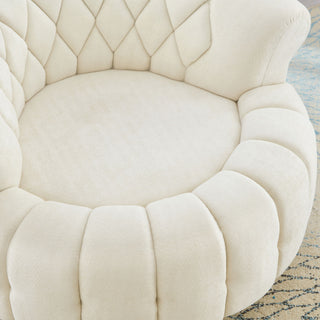 Round Swivel Accent Chair With Rotation